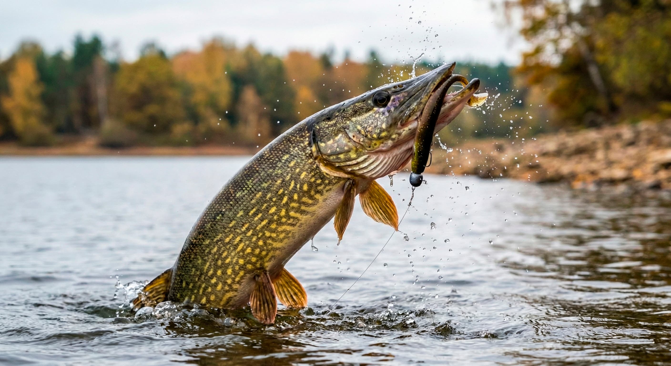 Судак после вечерней рыбалки