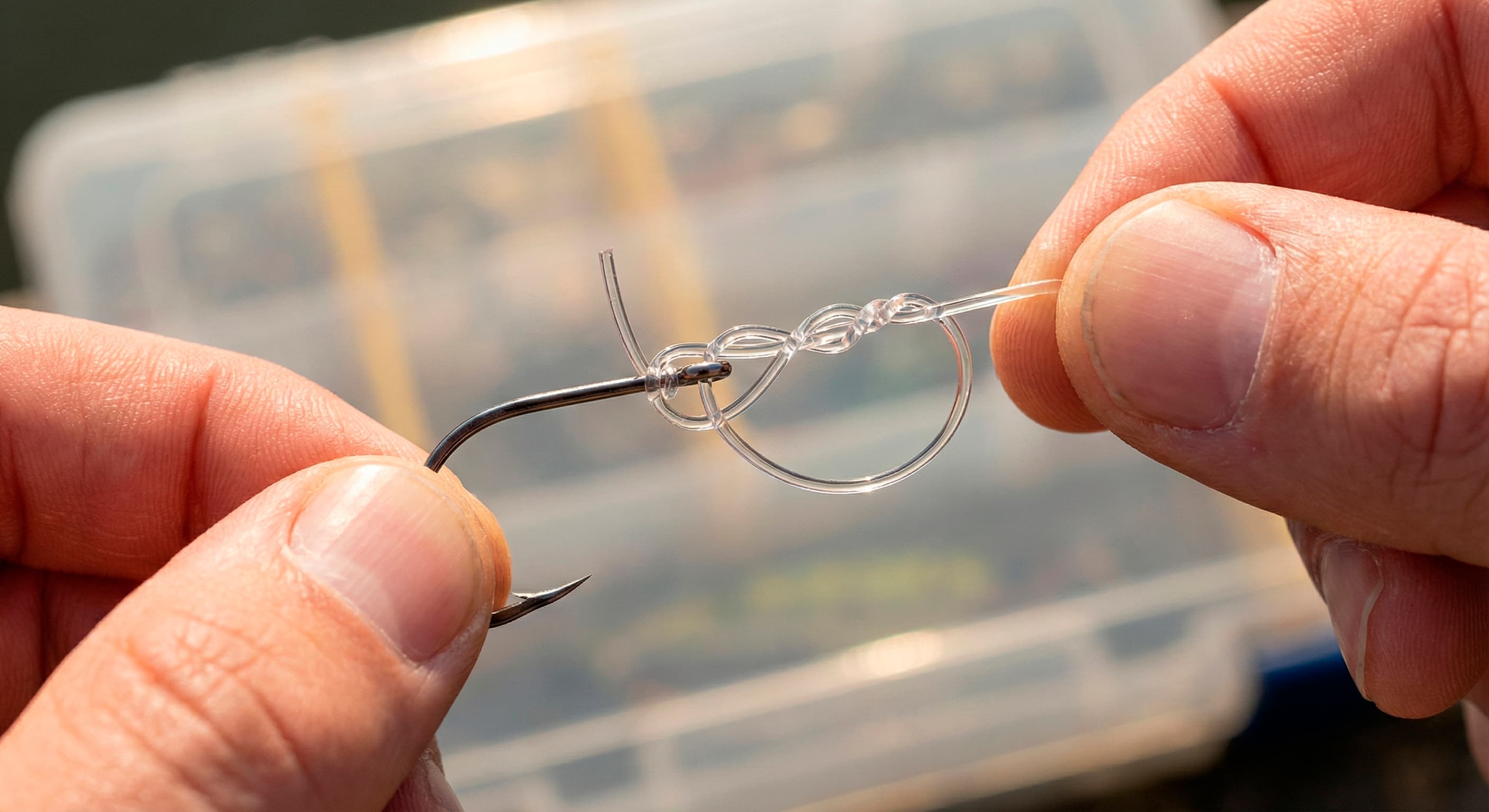 Схема вязания улучшенного узла Клинч