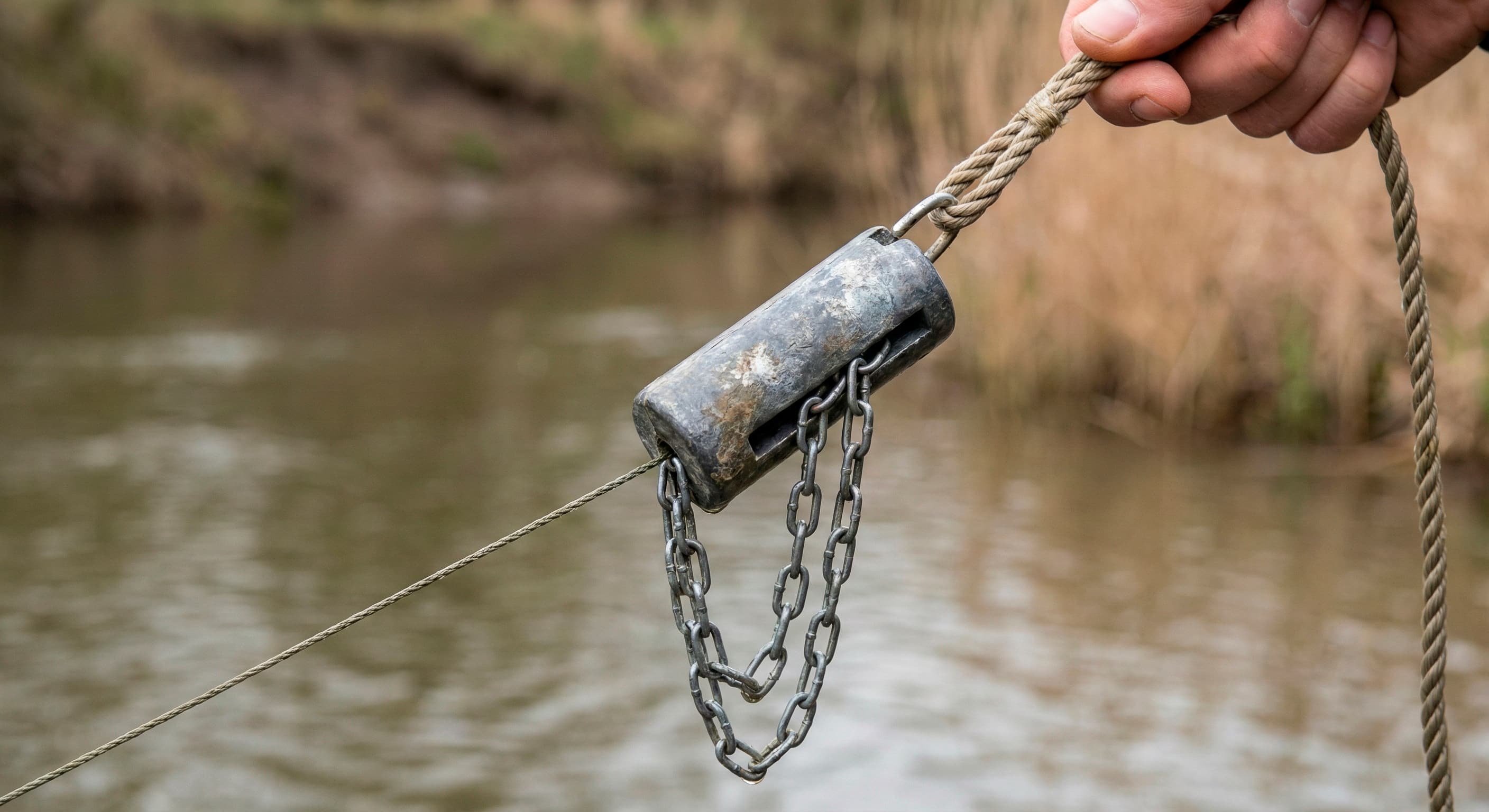 Самодельный или магазинный свинцовый отцеп с тросиками