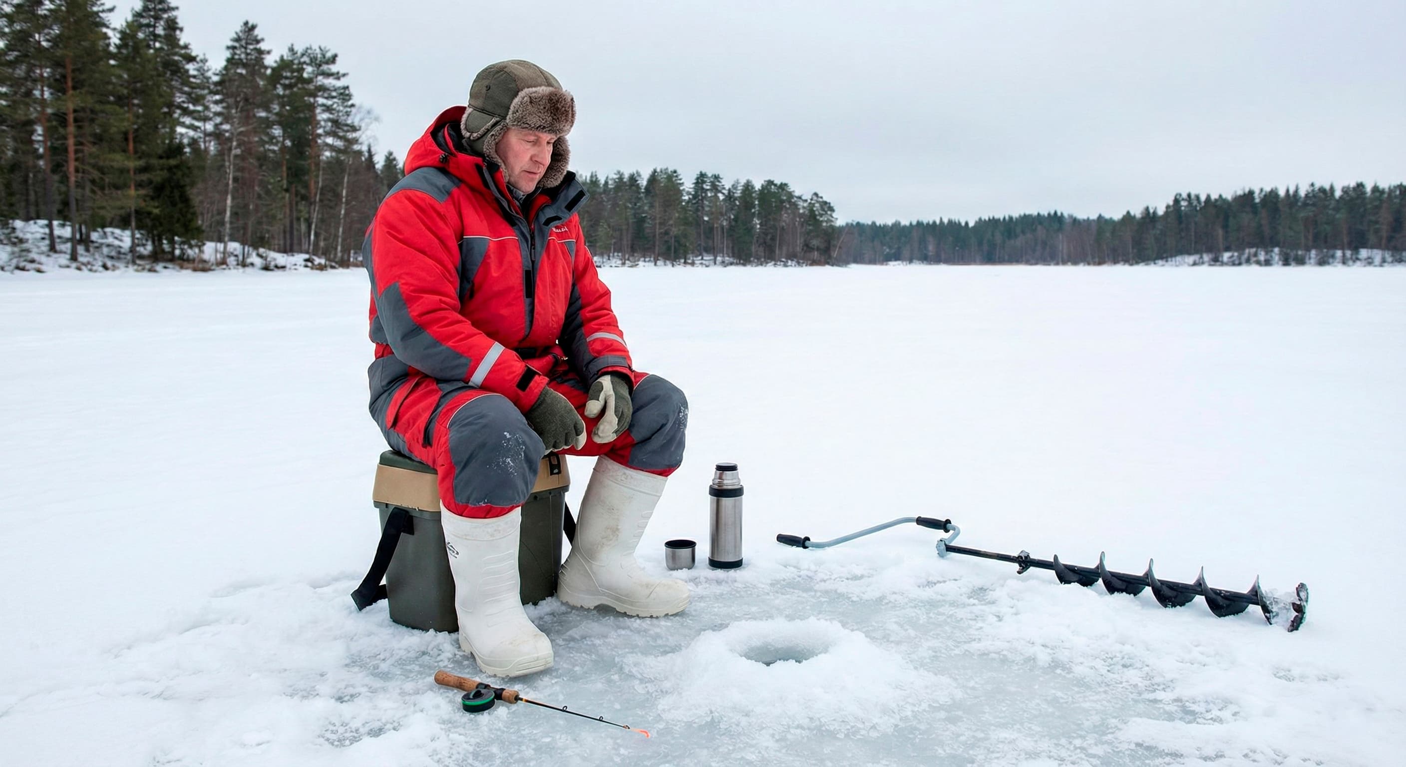 Правильная экипировка и сапоги ЭВА на льду
